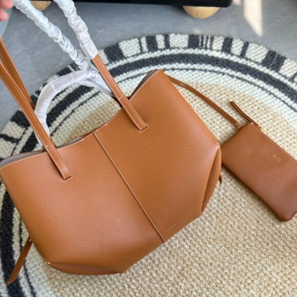 Polene Tan Leather Tote Bag - Picture 5 of 9